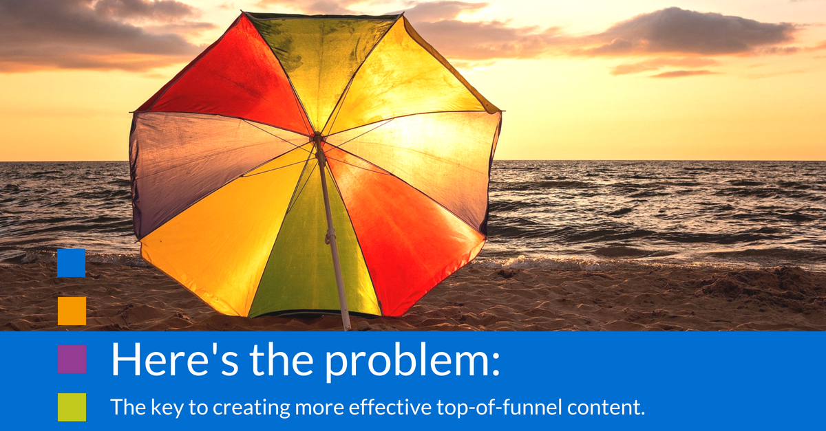More effective top-of-funnel content